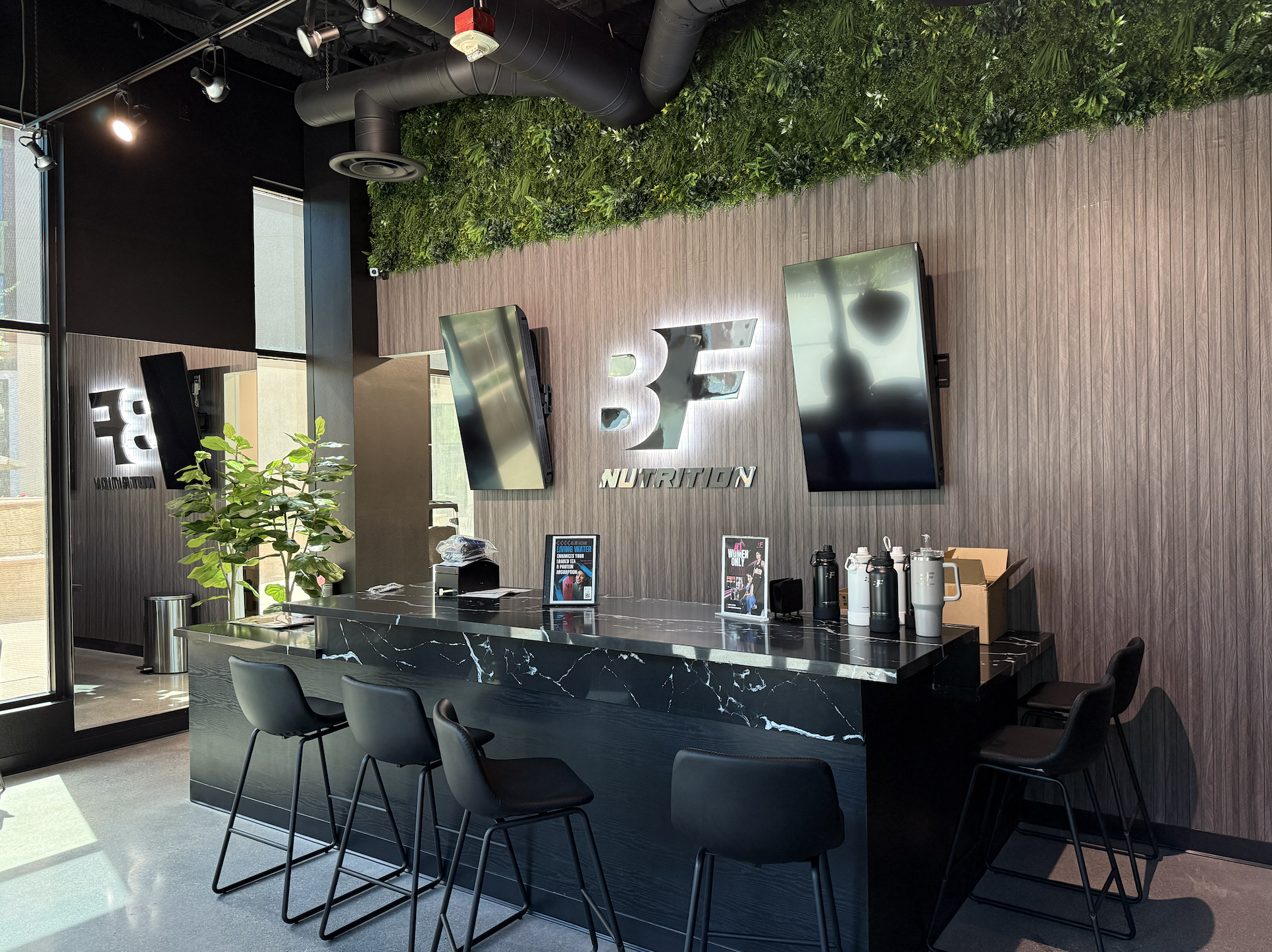 BF Nutrition bar build-out
