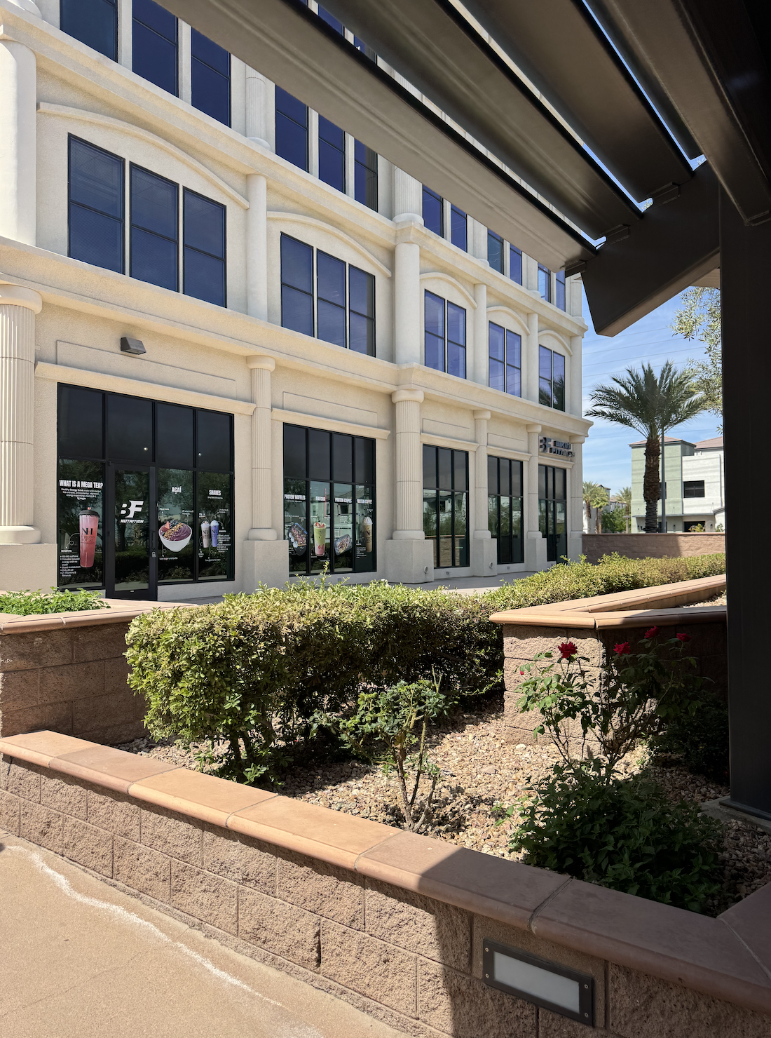 Commercial building exterior