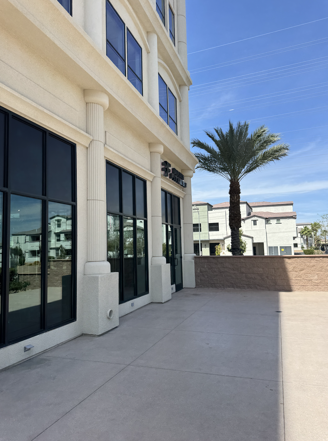 Commercial building exterior